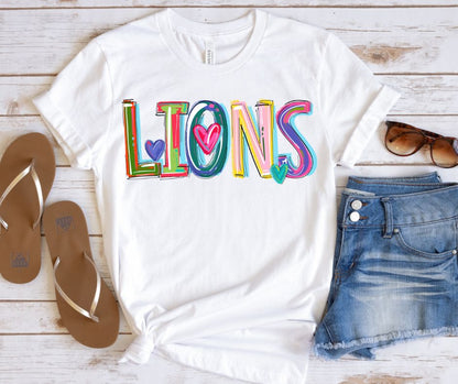 Lions (Cheery Designs - Mascot) - DTF