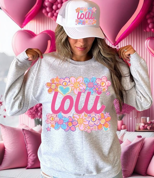 Lolli (Floral Heart Valentine Family Names) - DTF