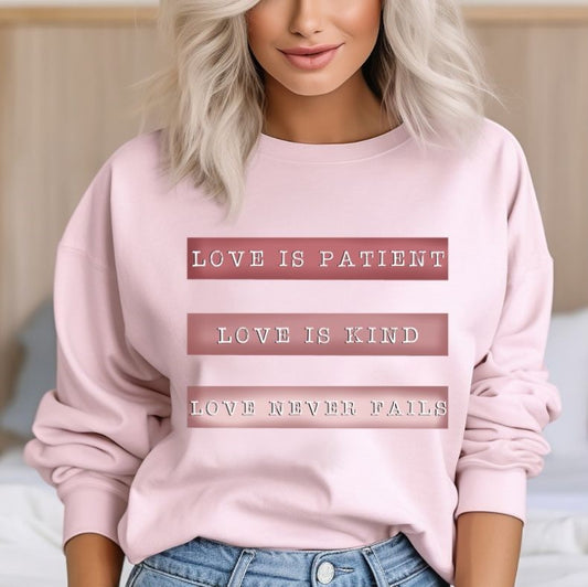 Love is Patient Love is Kind - DTF