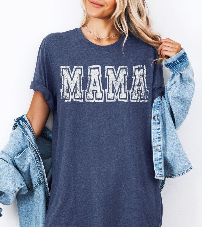 Mama (Distressed White) - DTF