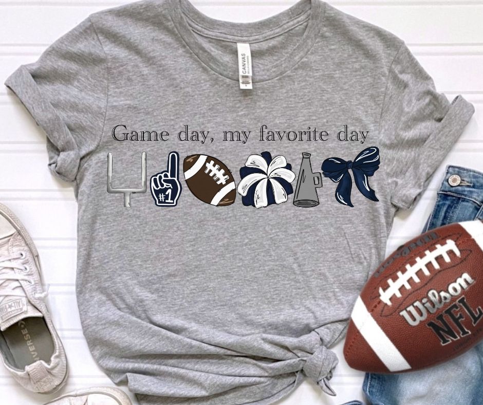 Game Day Favorite Day (Navy - Football)- DTF