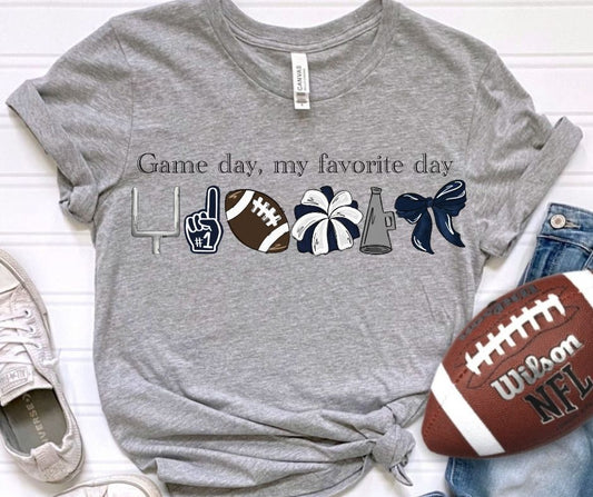 Game Day Favorite Day (Navy - Football)- DTF