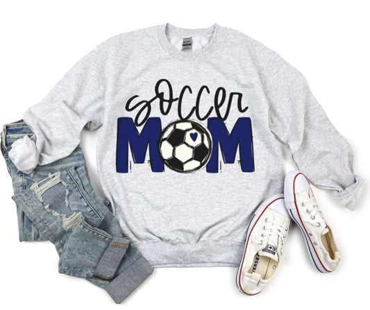 Team Go Mom (Soccer - Navy) - DTF