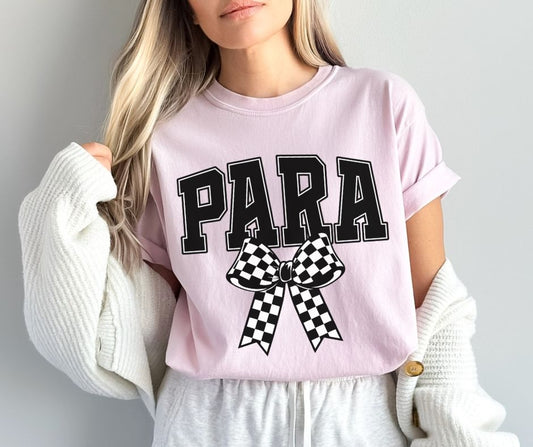 Para (Checkered Bow) - DTF