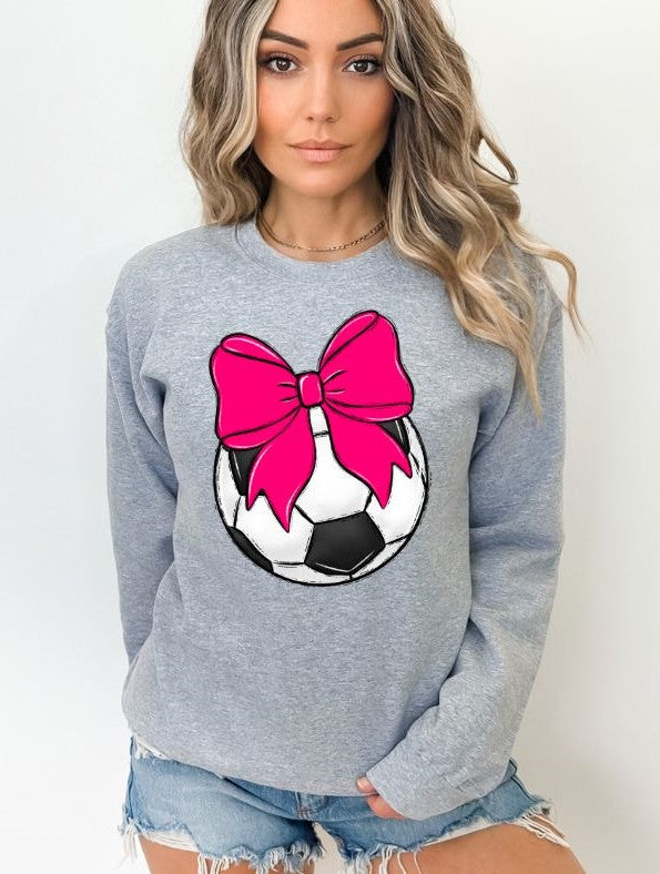 Bows and Balls (Soccer)  - DTF