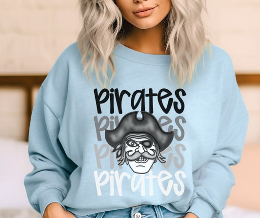 Pirates (Monochromatic Mascots) - DTF