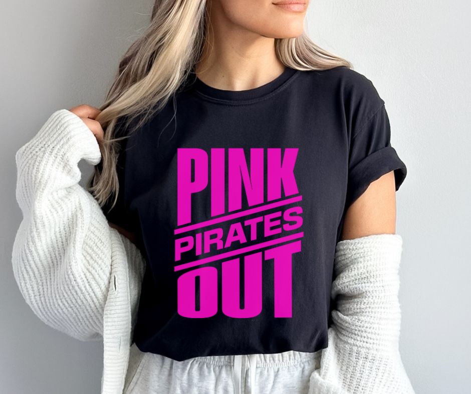 Pirates (Pink Out Slanted) - DTF