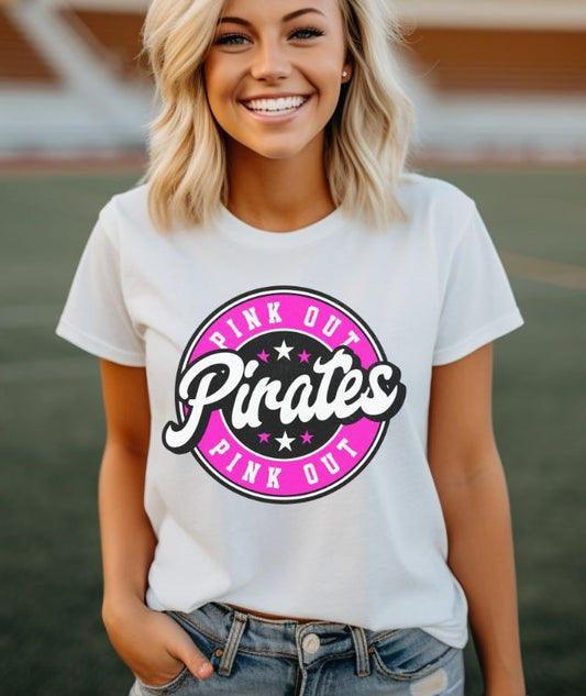 Pirates (Pink Out Circle) - DTF