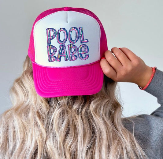 Pool Babe (Splatter Paint) - DTF