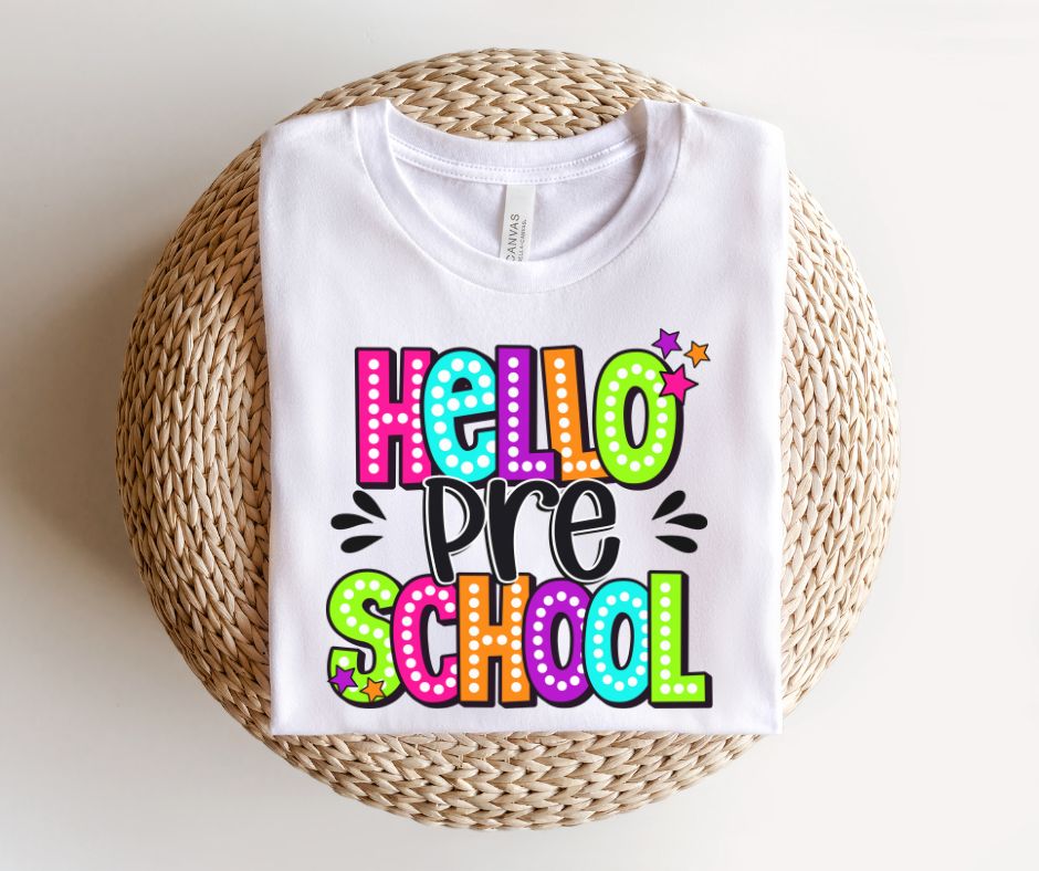 Pre-School (Grade Level Bright Hello) - DTF