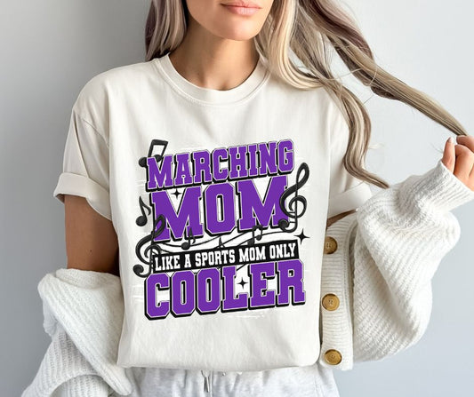 Marching Band Mom - Purple (like a sports mom only cooler) - DTF