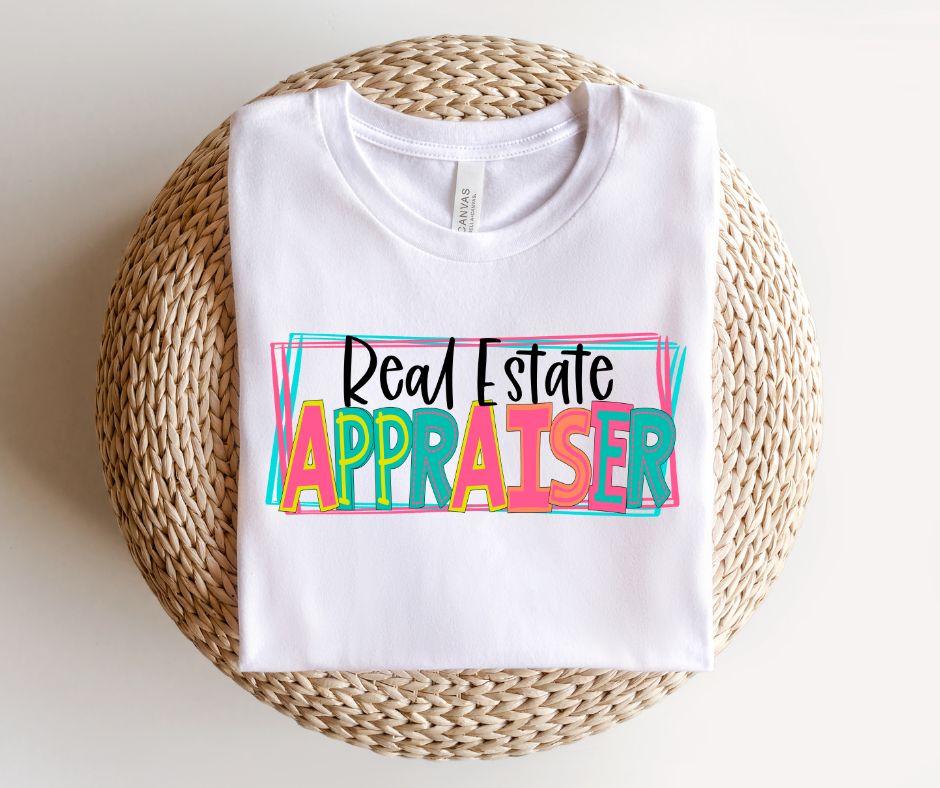 Real Estate Appaiser (doodle letters) - DTF