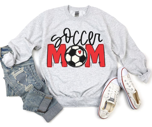 Team Go Mom (Soccer - Red) - DTF