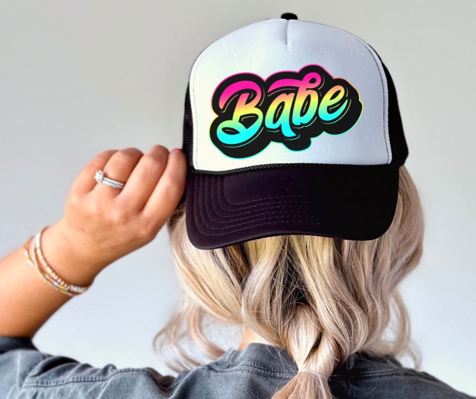 Babe (Retro Hat transfer)  - DTF