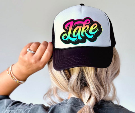 Lake (Retro Hat transfer)  - DTF