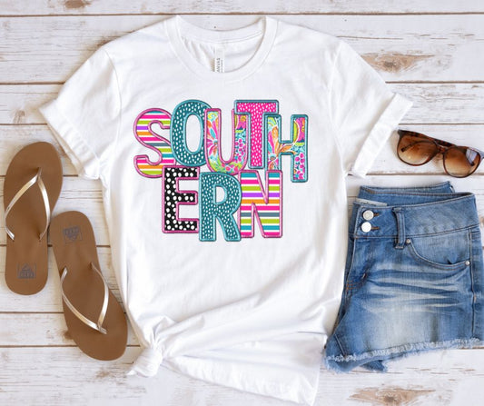 Southern (Bright Mixed Media State) - DTF