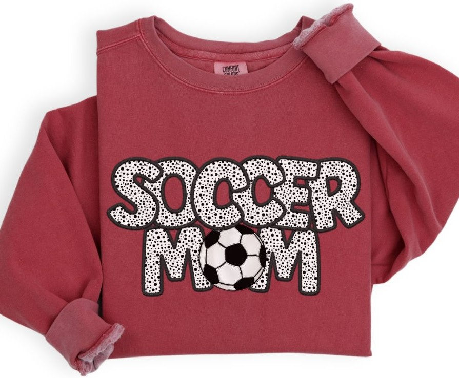 Soccer Mom (Ball - Dalmatian Dots) - DTF