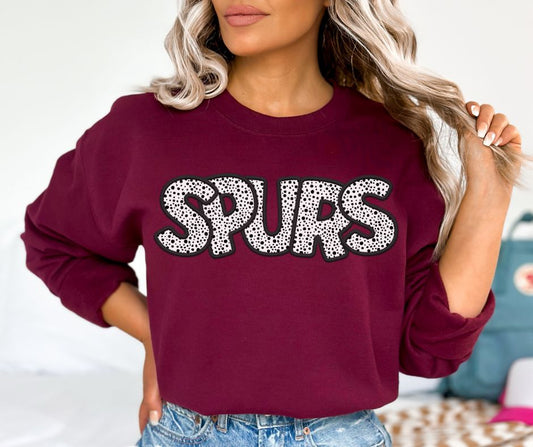 Spurs (Dalmatian Polka Dots Mascot) - DTF