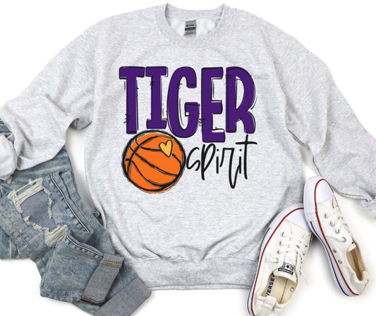 Team Go Spirit Tigers (Basketball - Purple/Yellow Gold) - DTF