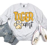 Team Go Spirit Tigers (Paw Print - Yellow Gold) - DTF