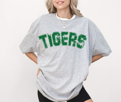 Tigers (Distressed Arch) - DTF