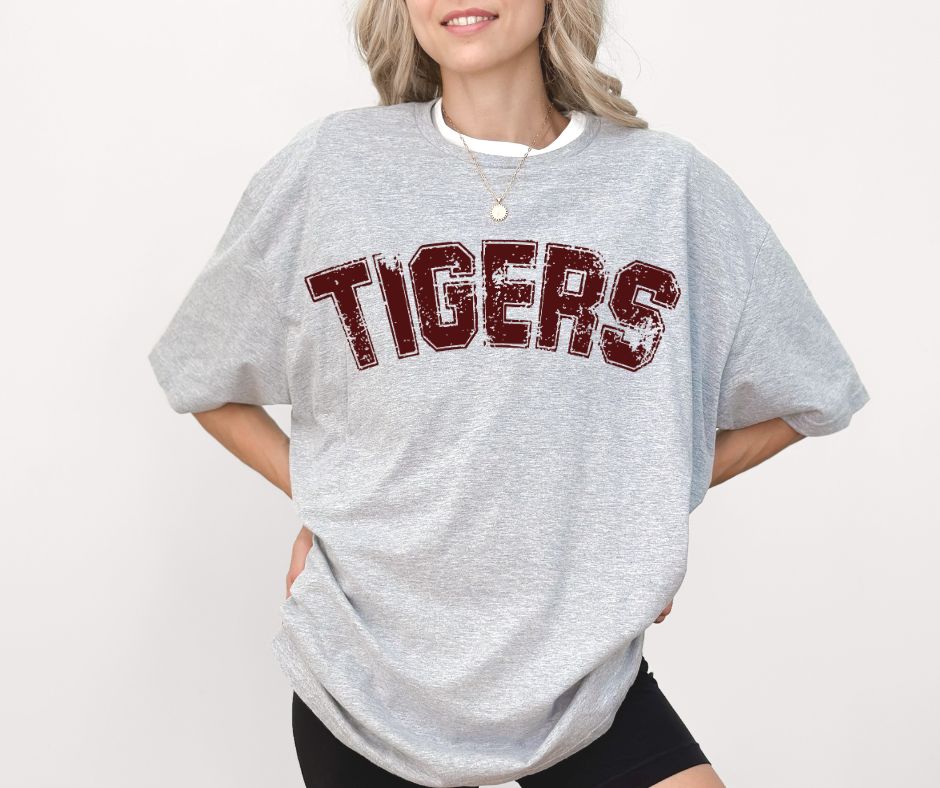 Tigers (Distressed Arch) - DTF