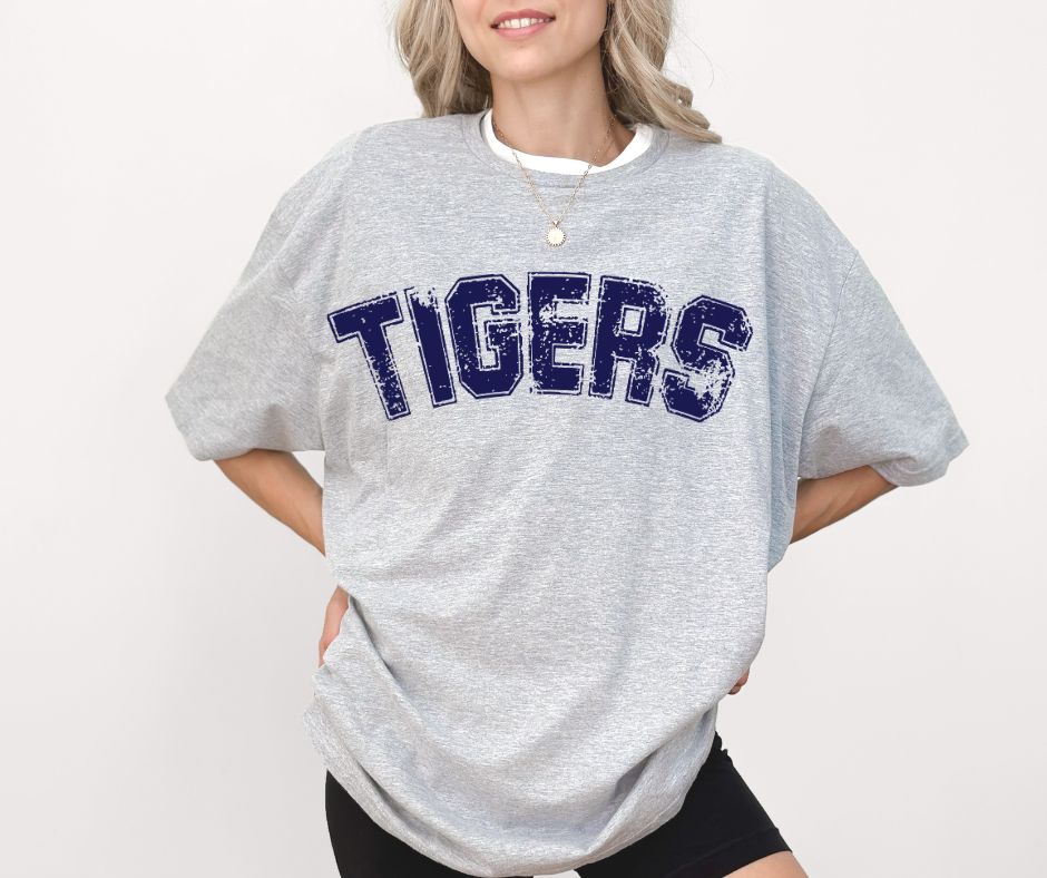 Tigers (Distressed Arch) - DTF