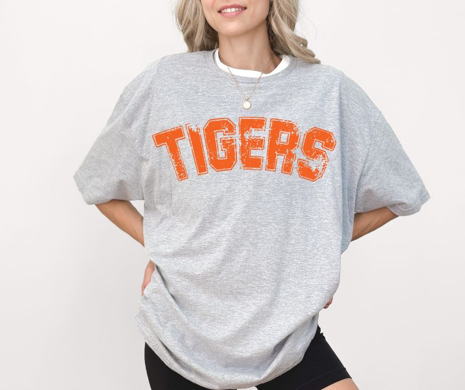 Tigers (Distressed Arch) - DTF