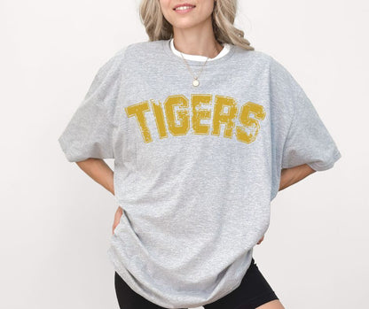 Tigers (Distressed Arch) - DTF