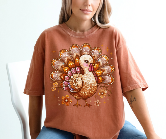 Turkey (faux sequins) - DTF