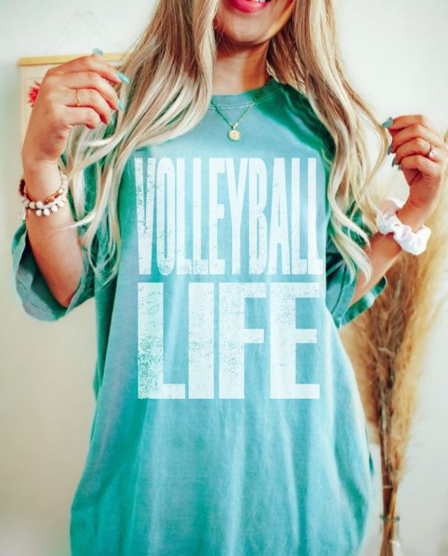 Volleyball Life (white) - single color SPT