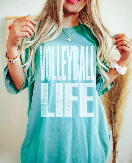 Volleyball Life (white) - single color SPT