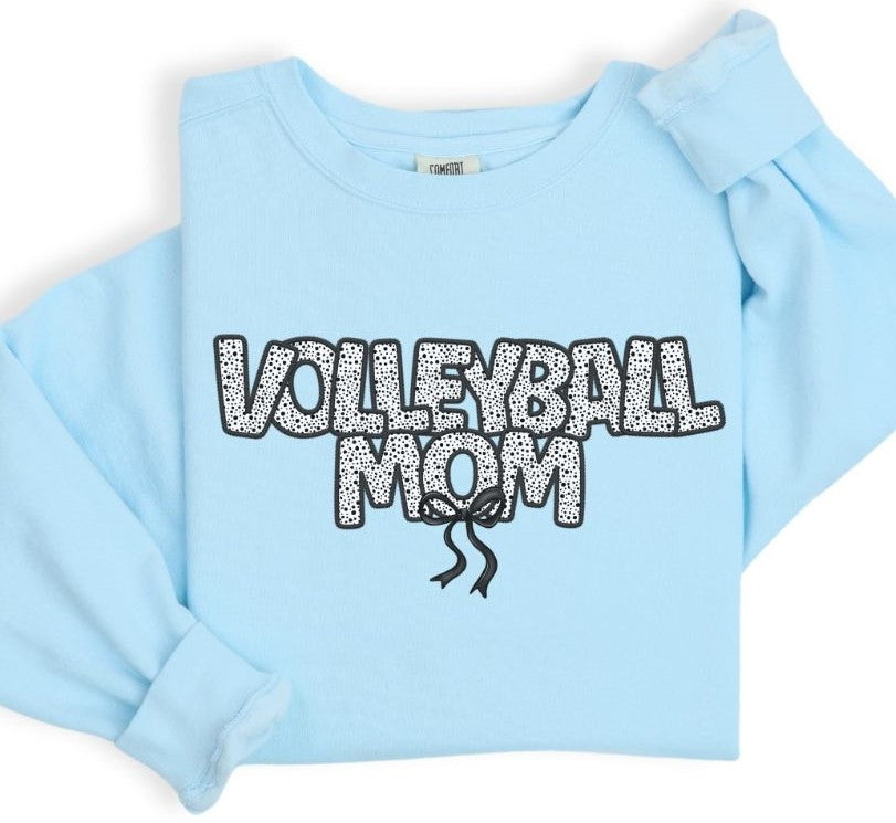 Volleyball Mom (Bow - Dalmatian Dots) - DTF