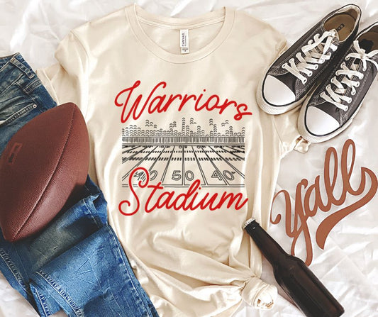 Warriors - red (Mascots Stadium) - DTF