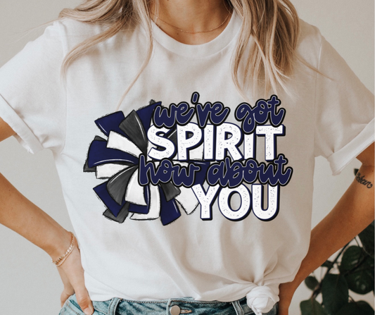 We've Got Spirit (navy) - DTF