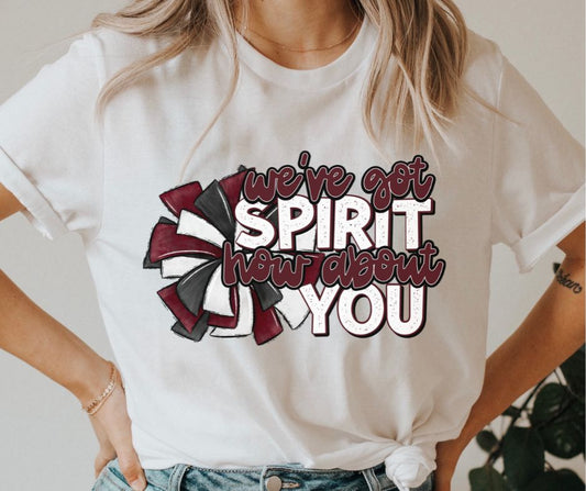 We've Got Spirit (maroon) - DTF