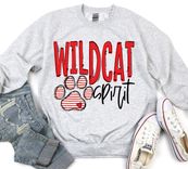 Team Go Spirit Wildcat (Paw Print - Red) - DTF