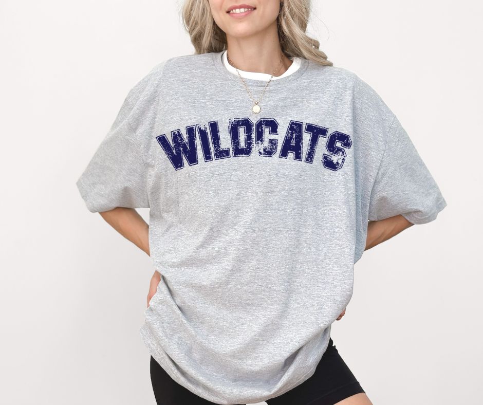 Wildcats (Distressed Arch) - DTF