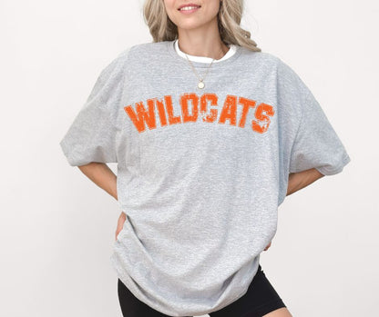 Wildcats (Distressed Arch) - DTF