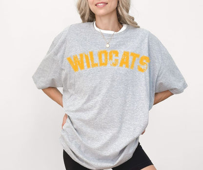 Wildcats (Distressed Arch) - DTF