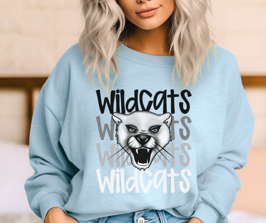 Wildcats (Monochromatic Mascots) - DTF