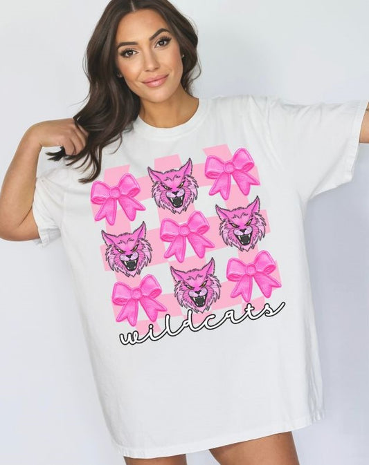 Wildcats (Coquette Bows/Mascot collage) - DTF