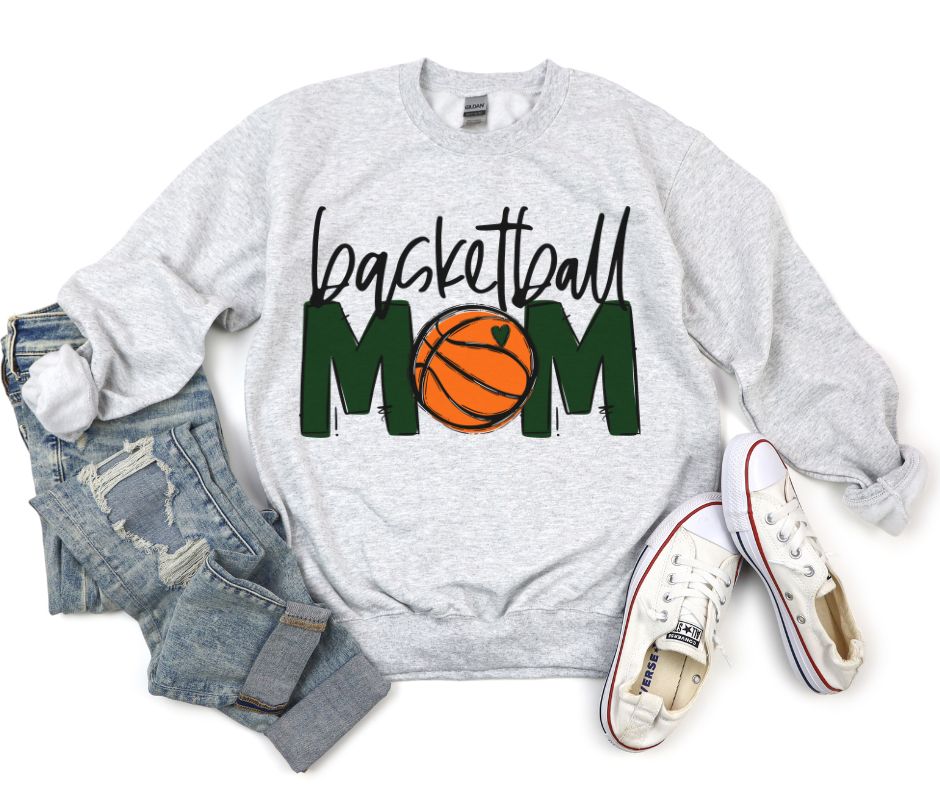 Team Go Mom (Basketball - Dark Green) - DTF