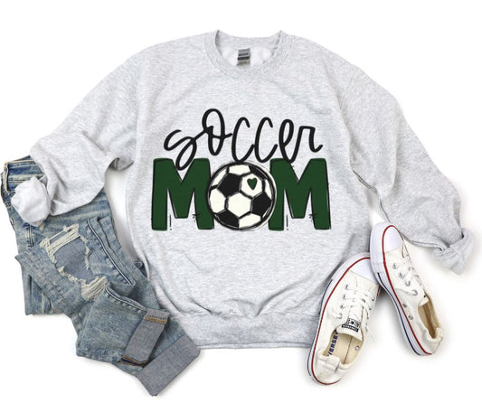 Team Go Mom (Soccer - Dark Green) - DTF