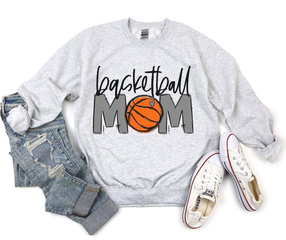 Team Go Mom (Basketball - Silver/Grey) - DTF