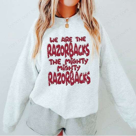 We are the mighty Razorbacks  - DTF