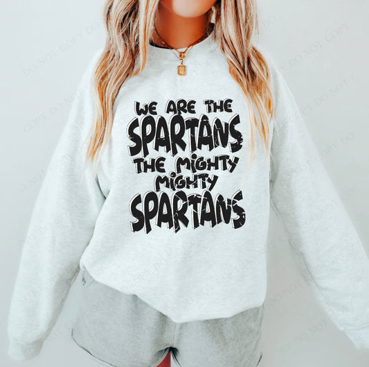 We are the mighty Spartans  - DTF