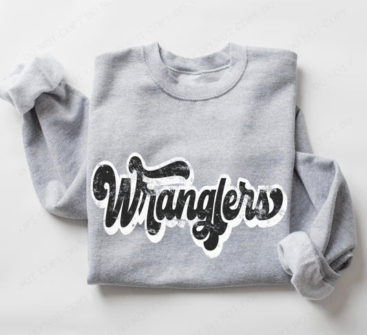 Wranglers (retro black and white) - DTF