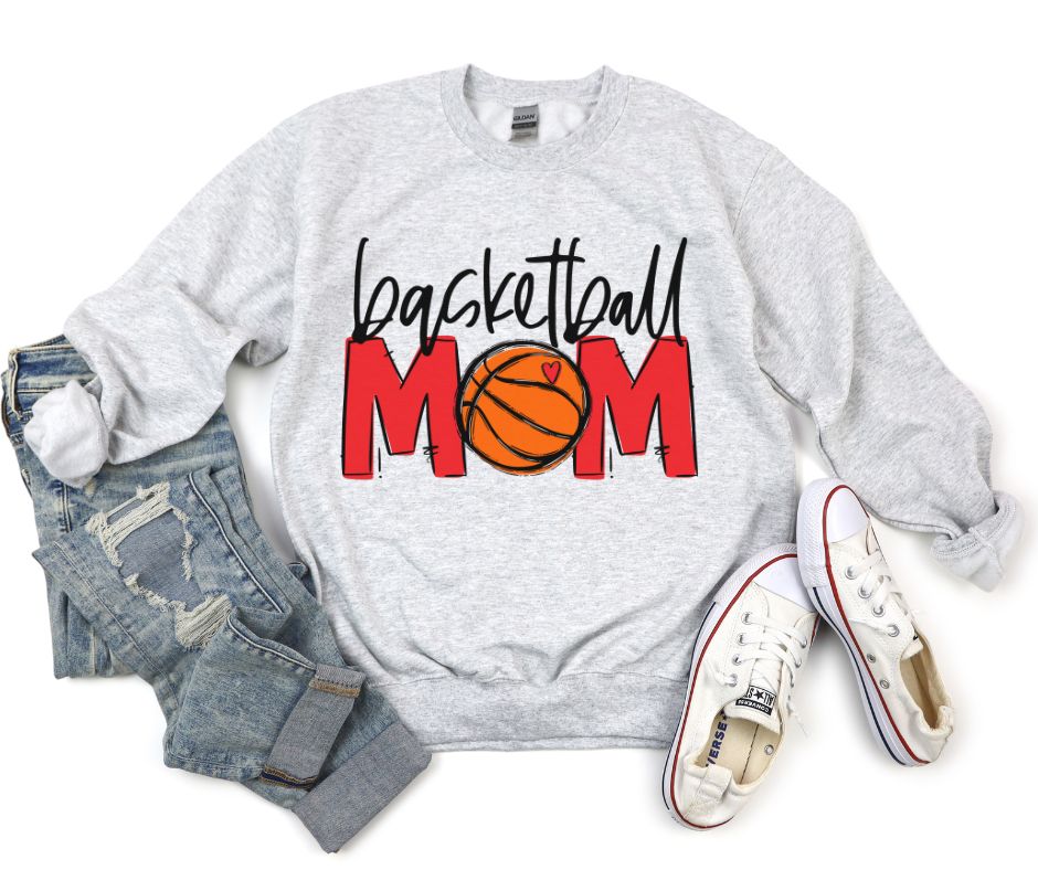 Team Go Mom (Basketball - Red) - DTF