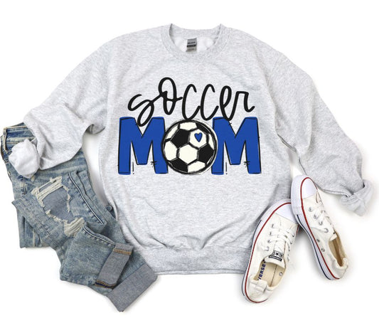 Team Go Mom (Soccer - Royal Blue) - DTF